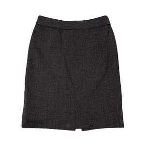 Ann Taylor Dark Gray Wool Blend Lined Pencil Skirt - Size 6